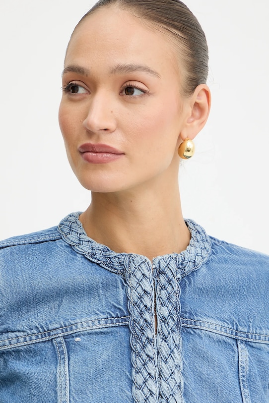 Guess kurtka jeansowa JULIANA niebieski W5GN78.D5B94