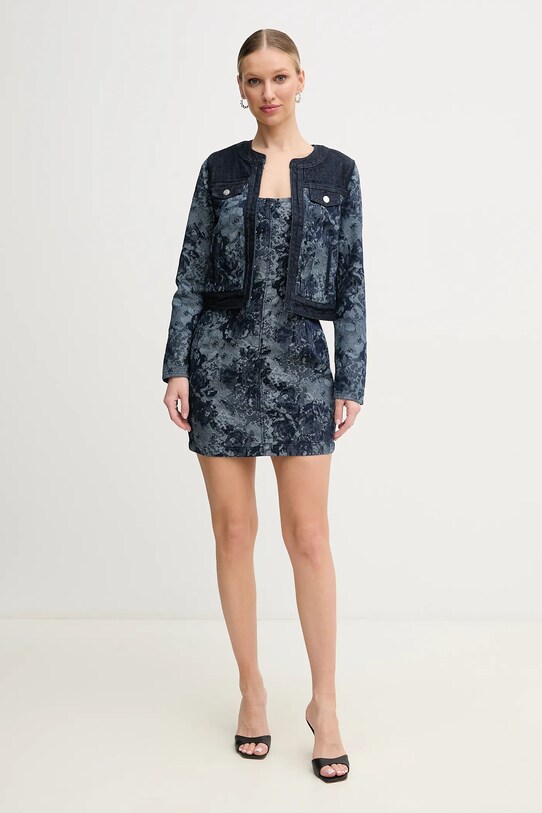 Джинсова куртка Guess FINLEY W5GN79.D5O70 темно-синій SS25