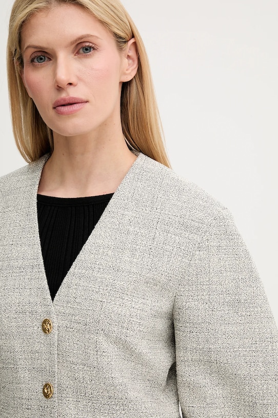 Nanushka marynarka KIYO szary NW25SSOW30199