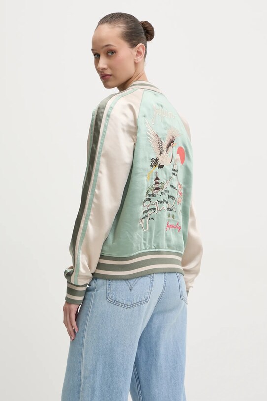 Ρούχα Μπουφάν bomber Superdry W5011864A.1LL πράσινο