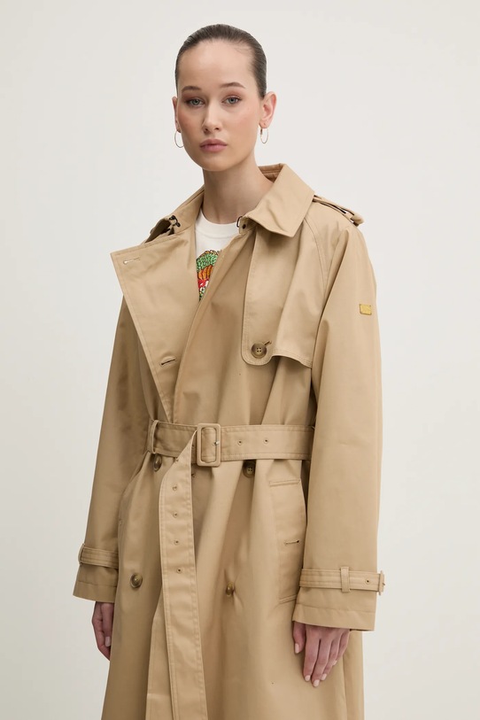 Trench kabát Superdry W5011871A.5YE béžová SS25