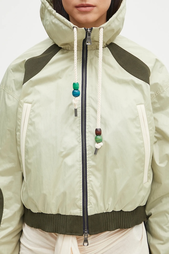 Andersson Bell giacca Sadie Color Block Bomber verde awa686w