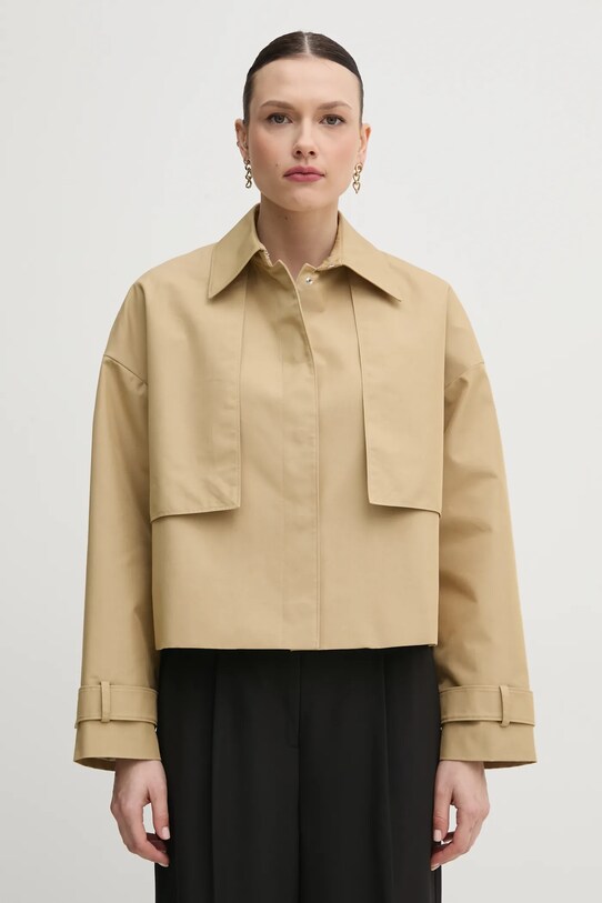Куртка Calvin Klein злегка утеплена бежевий K20K208379