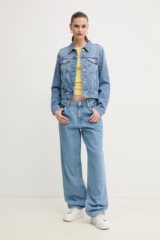 Джинсова куртка Tommy Hilfiger WW0WW44373 блакитний SS25