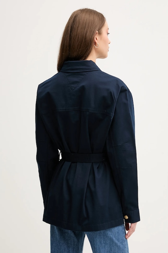 Îmbrăcăminte Tommy Hilfiger geacă cu aspect de cămașă WW0WW45933 bleumarin