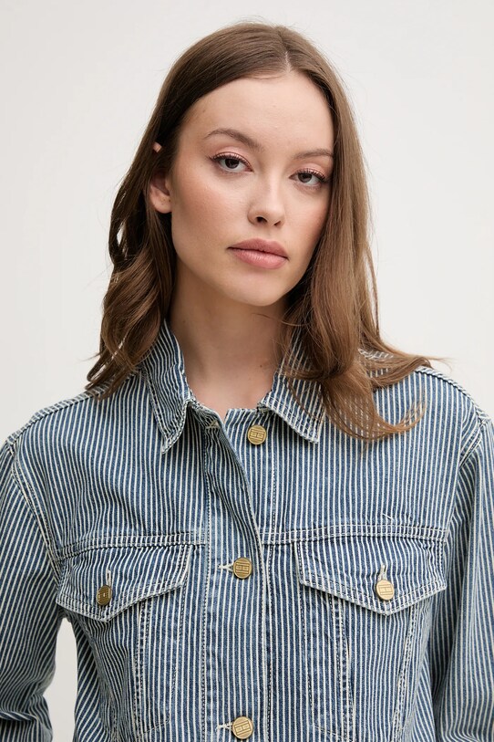 Tommy Hilfiger kurtka jeansowa niebieski WW0WW44375