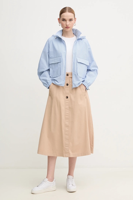 Jakna Tommy Hilfiger WW0WW45496 modra SS25