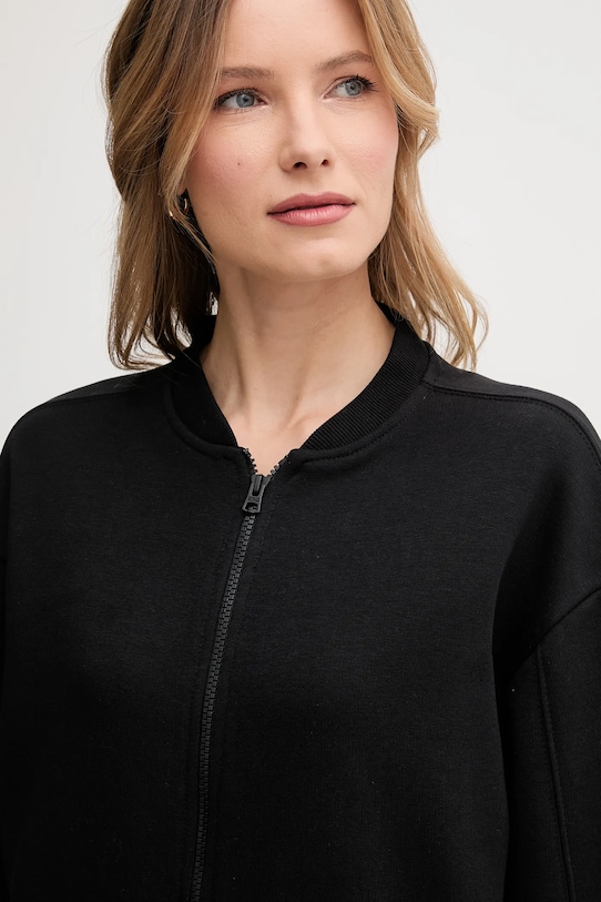 Alpha Industries bluză Studio Edition Fleece Bomber wmn negru 156030