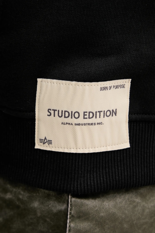 Alpha Industries bluză Studio Edition Fleece Bomber wmn 156030 negru