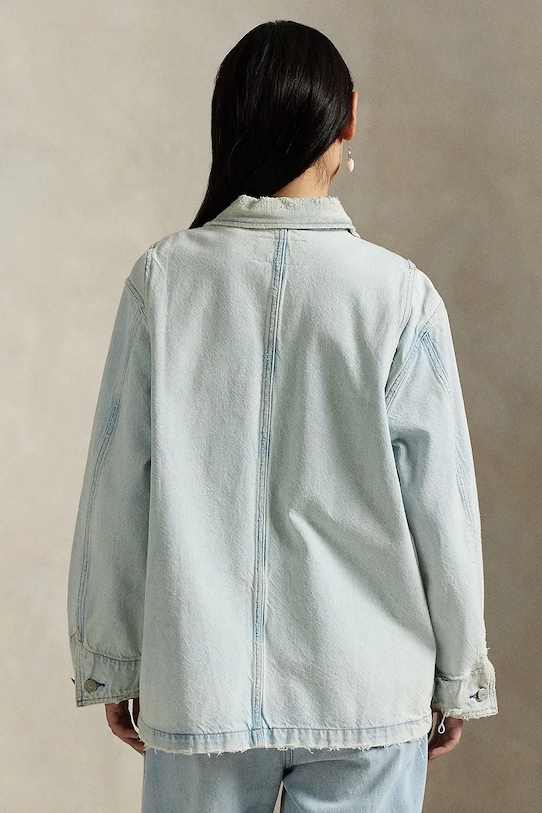 Polo Ralph Lauren cotton denim jacket 211959042 blue SS25