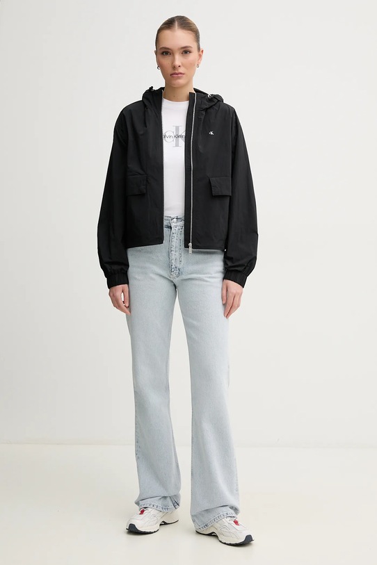 Μπουφάν Calvin Klein Jeans J20J225210 μαύρο SS25