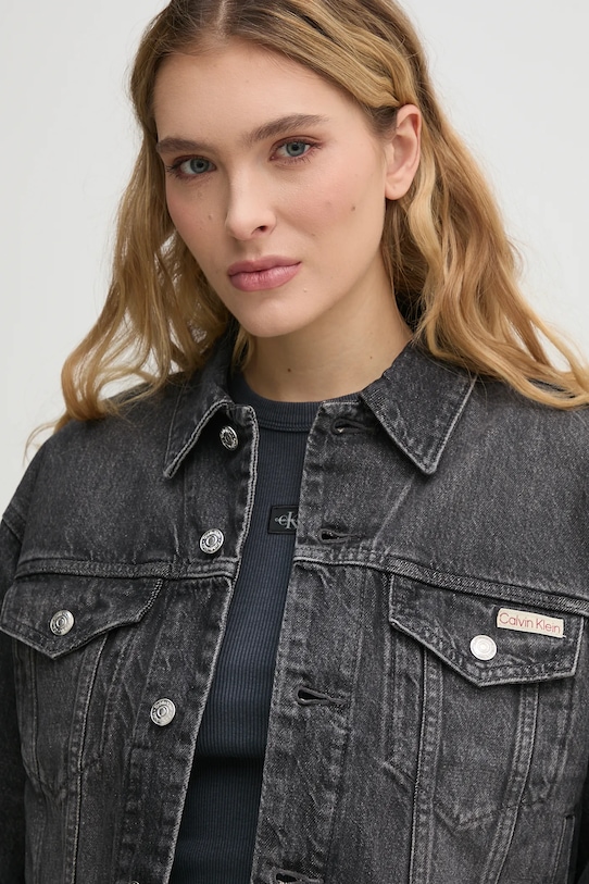 Calvin Klein Jeans rövid kabát szürke LV047B741G