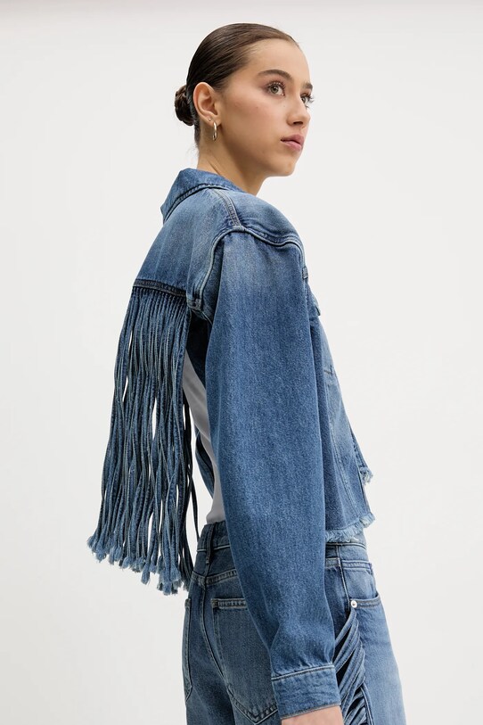 Rifľová bunda Karl Lagerfeld Jeans modrá A2W14013