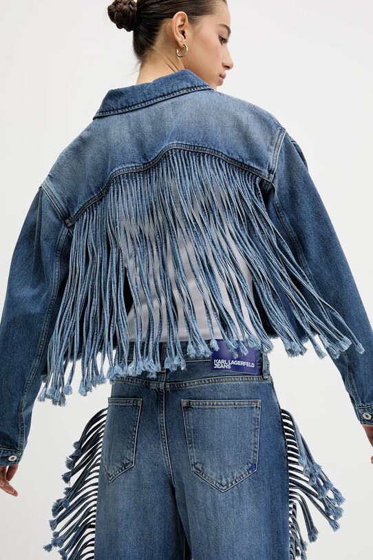 Rifľová bunda Karl Lagerfeld Jeans A2W14013 modrá