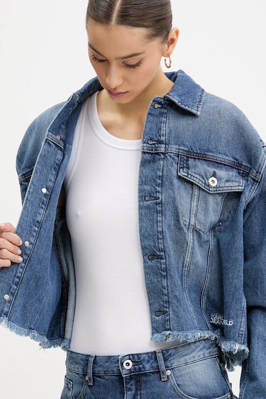 Rifľová bunda Karl Lagerfeld Jeans A2W14013