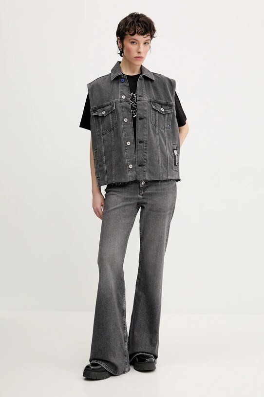 Karl Lagerfeld Jeans bezrękawnik A2W14014 szary SS25