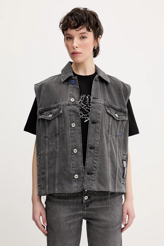 Odzież Karl Lagerfeld Jeans bezrękawnik A2W14014 szary