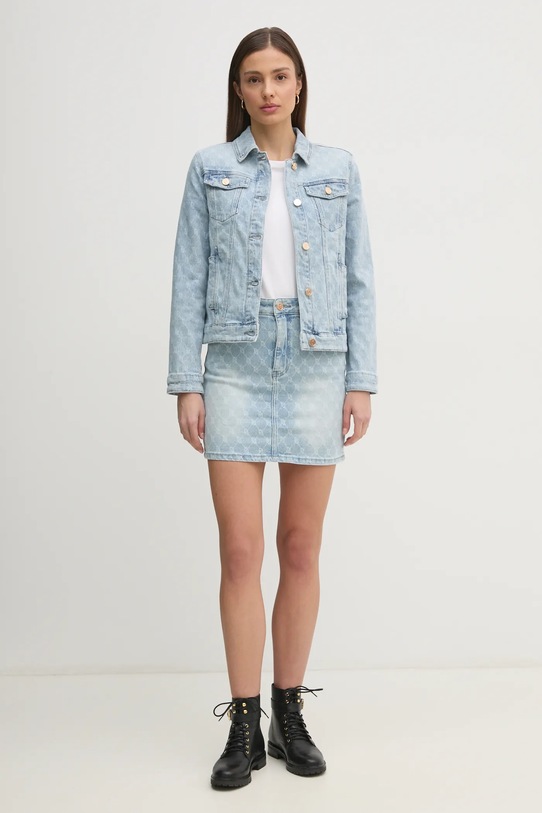 Джинсова куртка Gaudi 511BD36002 блакитний SS25