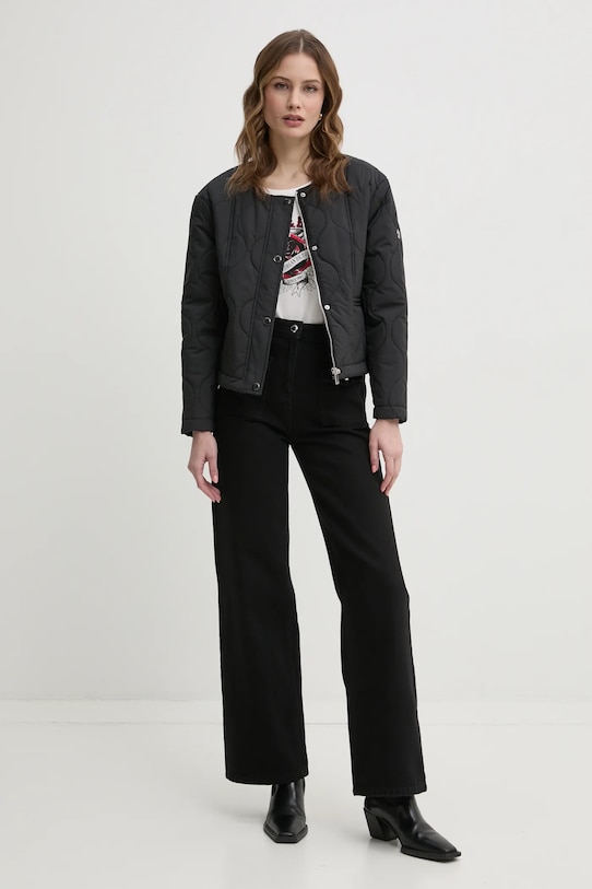 Morgan geaca GBOWIE GBOWIE negru SS25