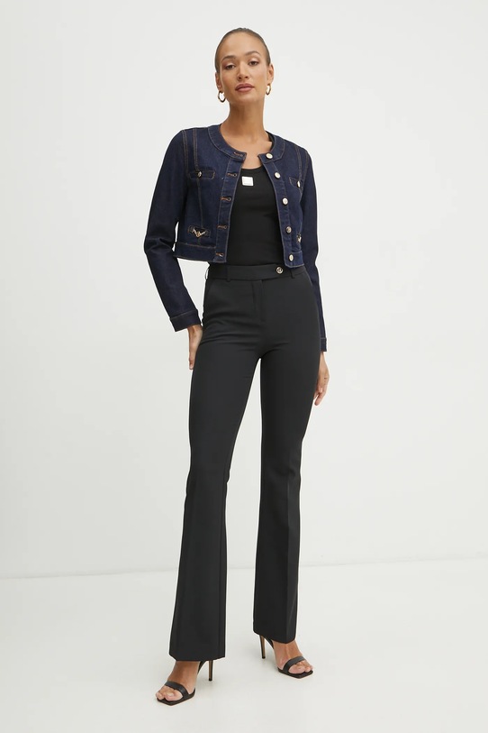 Rifľová bunda Fracomina FR25SJ4004D46093 tmavomodrá SS25