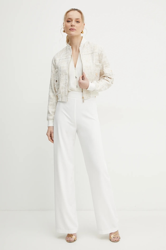 Fracomina kurtka bomber FS25SJ1003W699S9 biały SS25