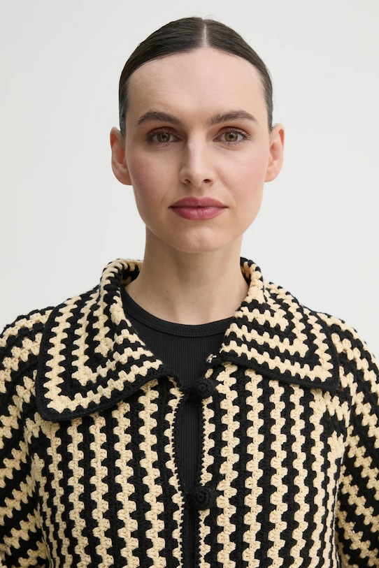By Malene Birger płaszcz bawełniany DINA 103071 czarny
