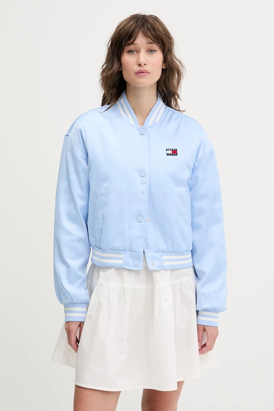 Tommy Jeans bomber dzseki enyhén szigetelt kék DW0DW20229