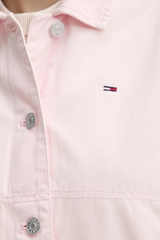 Tommy Jeans kurtka bawełniana DW0DW20230 różowy