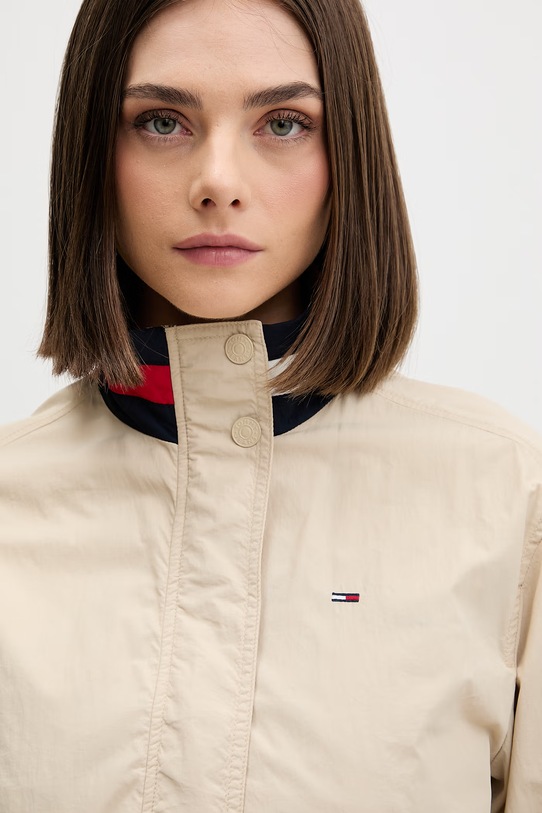 Tommy Jeans geacă de tranziție de damă bej DW0DW20439