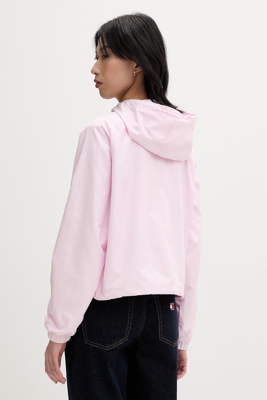 Odzież Tommy Jeans kurtka przejściowa damska DW0DW20672 różowy