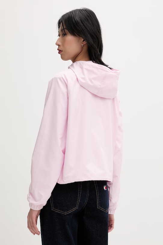 Odzież Tommy Jeans kurtka przejściowa damska DW0DW20672 różowy