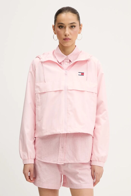 Μπουφάν Tommy Jeans άλλο ροζ DW0DW20672