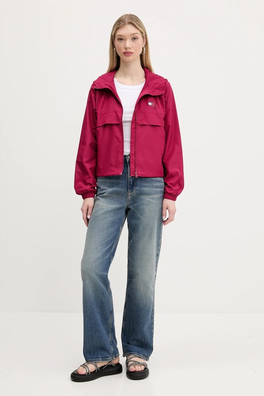 Μπουφάν Tommy Jeans DW0DW20672 ροζ SS25