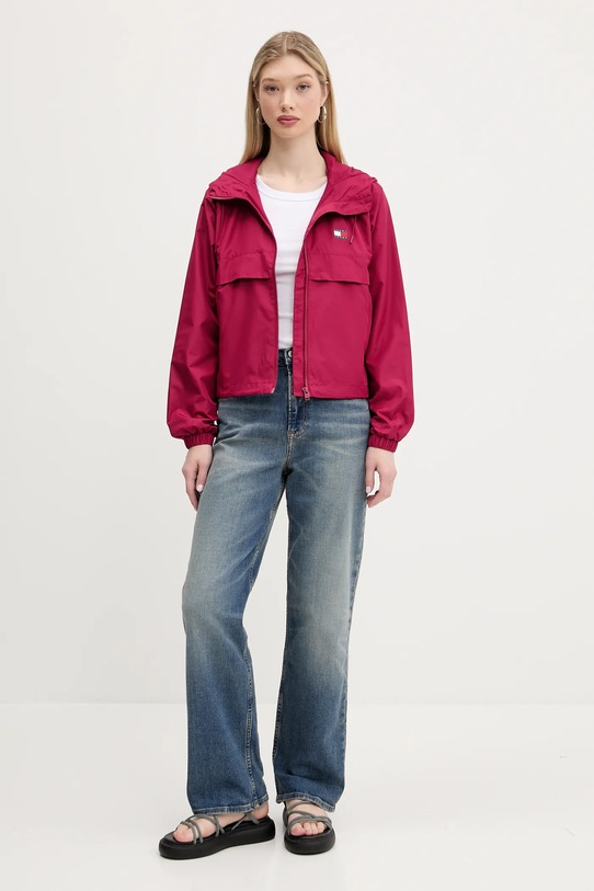 Tommy Jeans kurtka DW0DW20672 różowy SS25