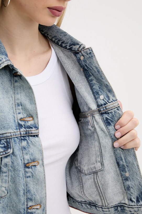 Rifľová bunda Tommy Jeans DW0DW21289
