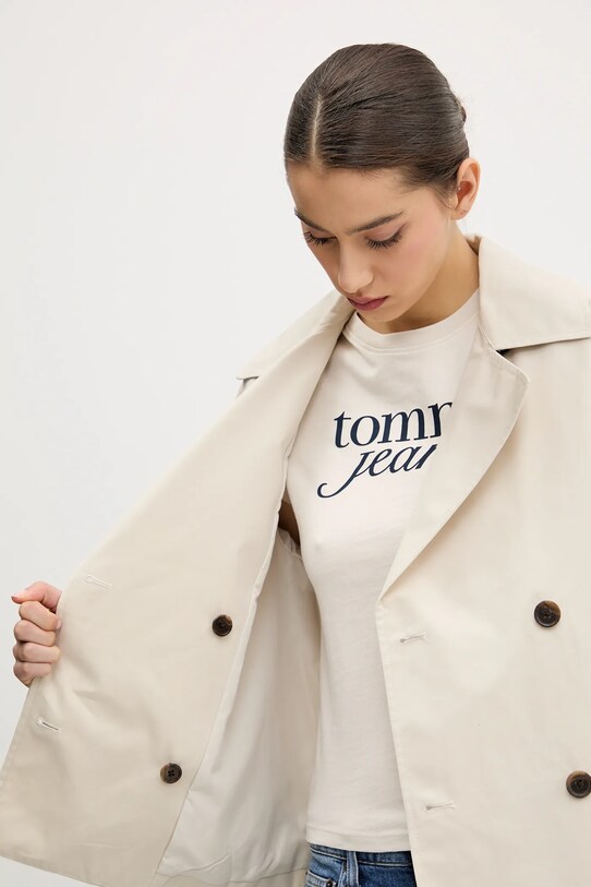 Яке Tommy Jeans DW0DW21348 бежов