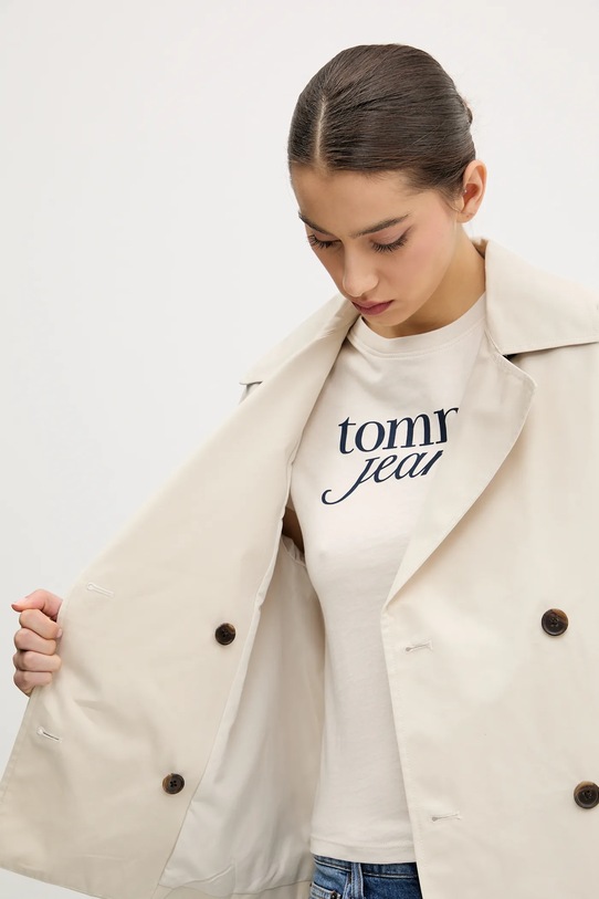 Tommy Jeans kurtka DW0DW21348 beżowy