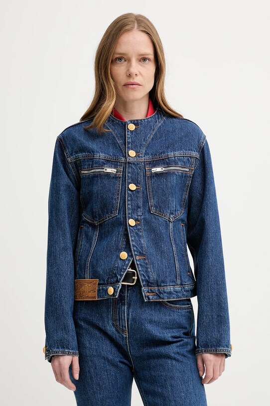 Bally kurtka jeansowa niebieski WOU086