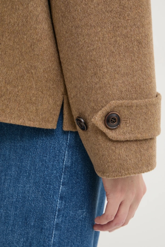 Вовняна куртка Sessun 25212001 бежевий