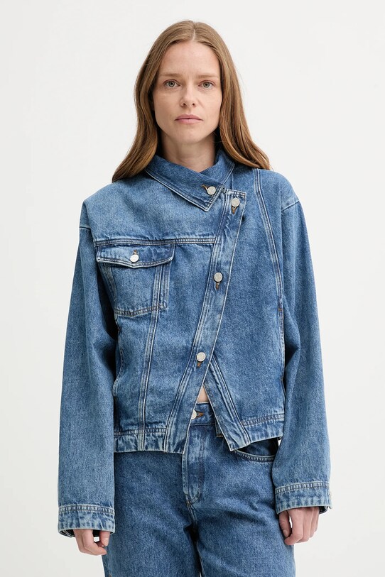 Won Hundred geacă din denim necaptusit albastru 3498.15166