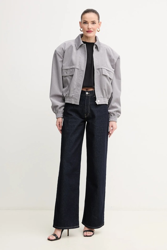 La Mania kurtka sztruksowa TATE szary SS25