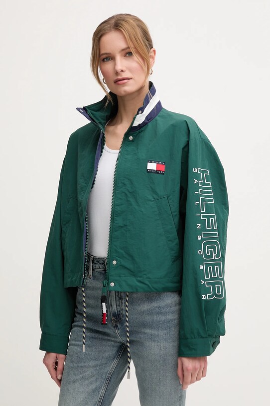 Tommy Hilfiger rövid kabát SAILING nem szigetelt zöld WW0WW45934