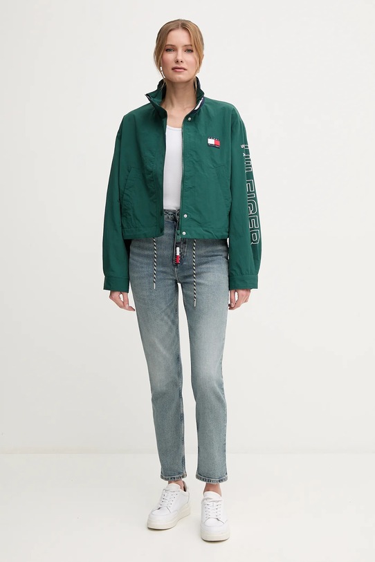 Tommy Hilfiger geacă SAILING WW0WW45934 verde SS25
