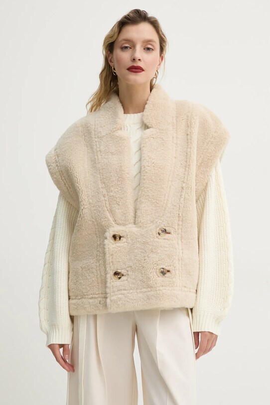 Odzież MUNTHE bezrękawnik FIKALY 251152625117 beżowy