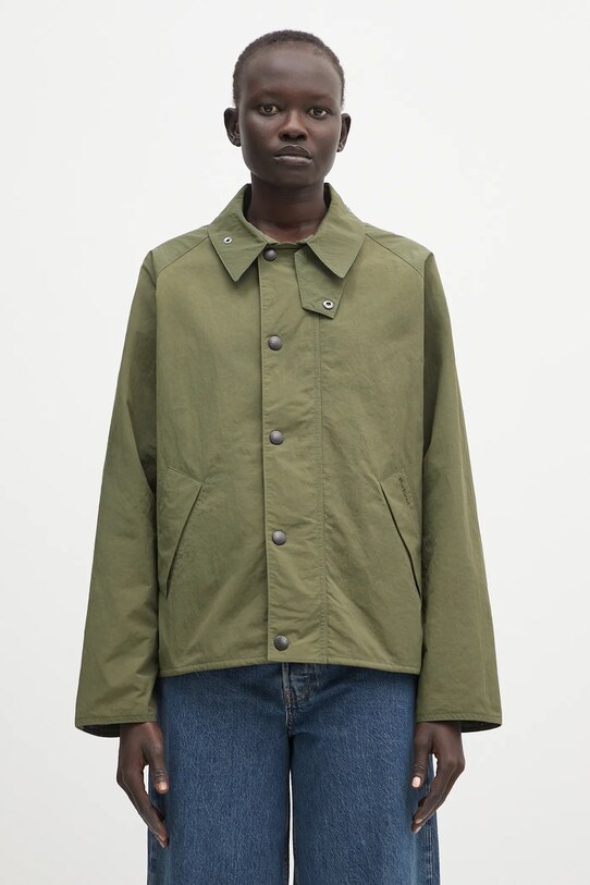 Barbour kurtka Barbour Transport Lightweight Showerproof Jacket nieocieplane zielony MSP0124