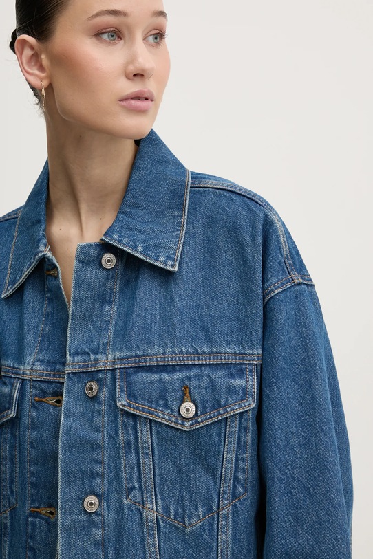 Abercrombie & Fitch kurtka jeansowa KI144.5031.275 niebieski