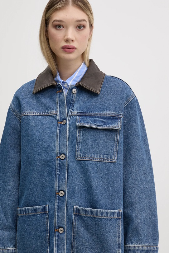 Τζιν μπουφάν Abercrombie & Fitch μπλε KI144.5063.275