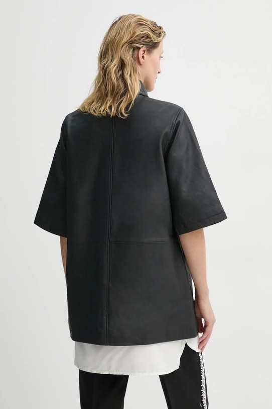 Одежда Кожаная куртка Bruuns Bazaar BBW4358 чёрный