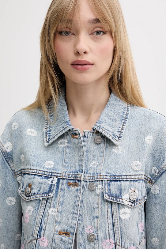 Miss Sixty kurtka jeansowa niebieski 6S1WJ00800