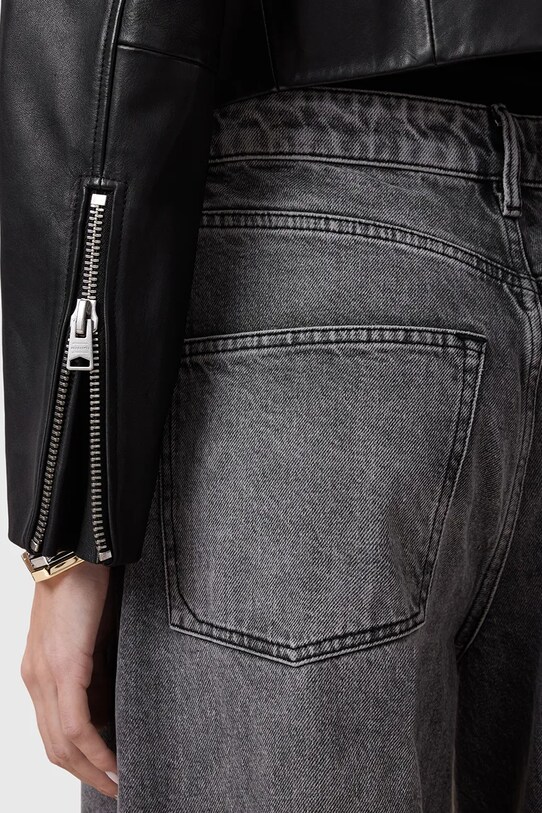 Одежда Кожаная куртка AllSaints ALMA W007LC чёрный